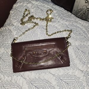 Balenciaga Vintage wallet gold chain and attachment included